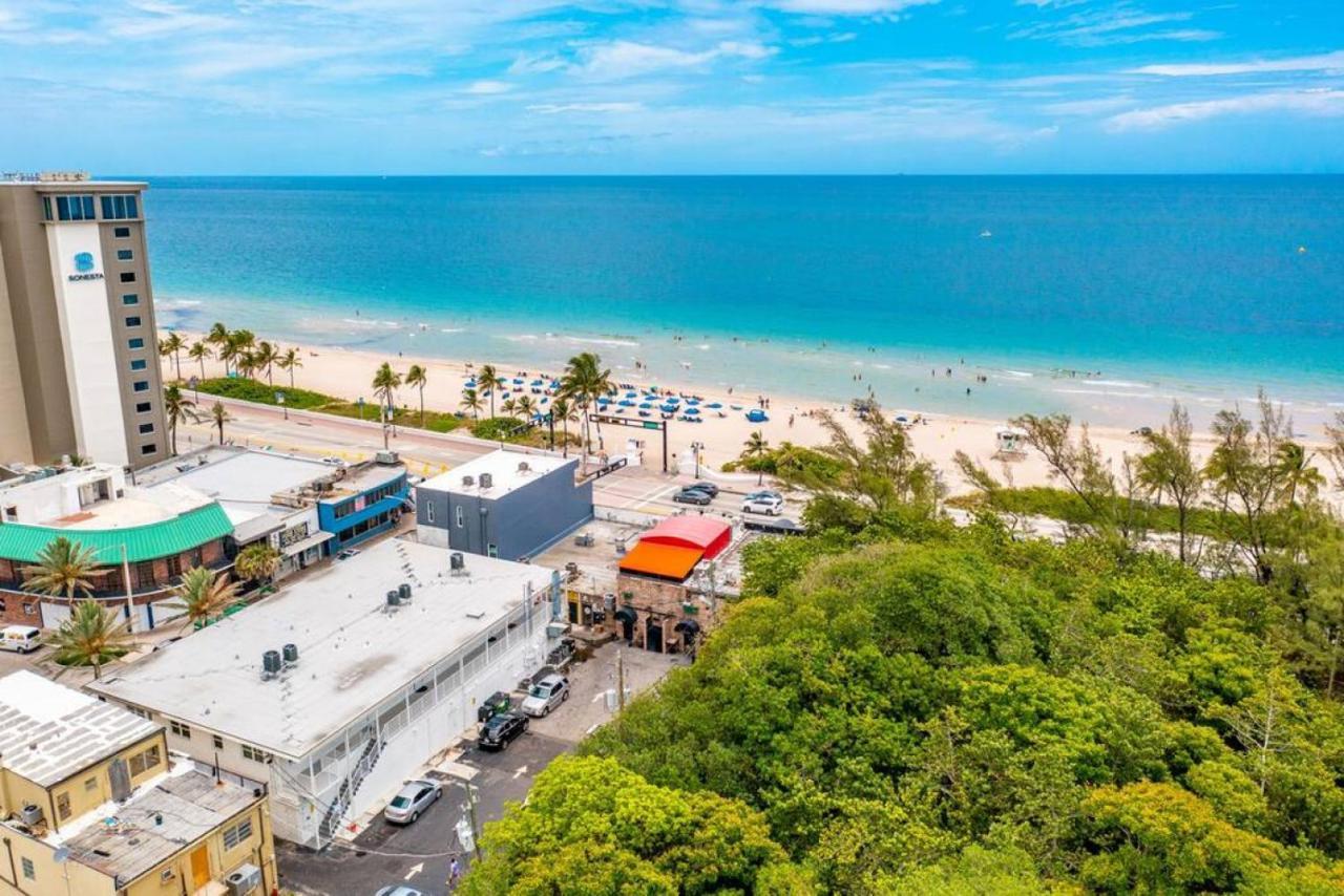 The Purple Pelican Beachfront With Ocean Balcony Unit 3 Fort Lauderdale Exterior photo
