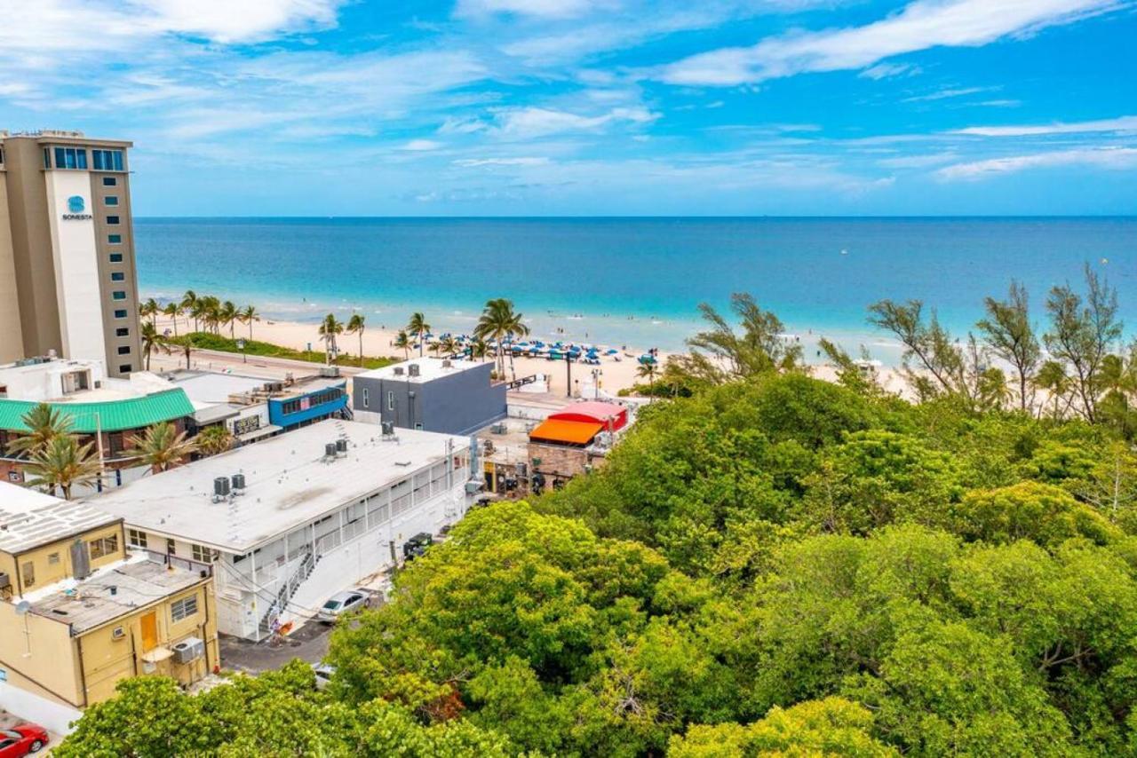 The Purple Pelican Beachfront With Ocean Balcony Unit 3 Fort Lauderdale Exterior photo
